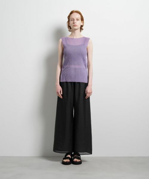 LANVIN en Bleu / ランバン オン ブルー ニット・セーター | シアーリブボートネックニット | 詳細1