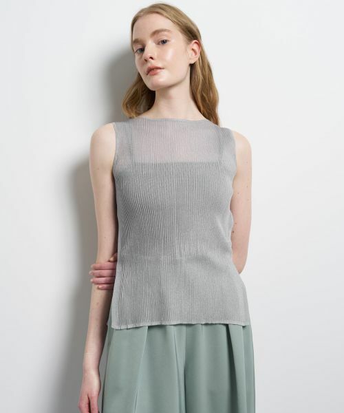 LANVIN en Bleu / ランバン オン ブルー ニット・セーター | シアーリブボートネックニット | 詳細12