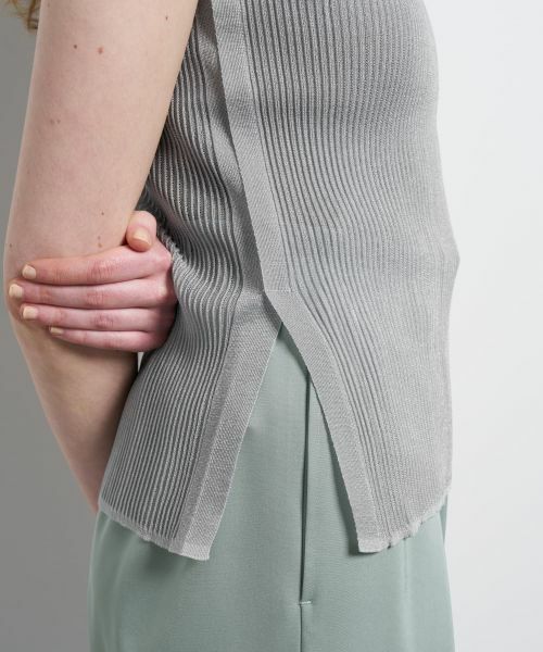 LANVIN en Bleu / ランバン オン ブルー ニット・セーター | シアーリブボートネックニット | 詳細15