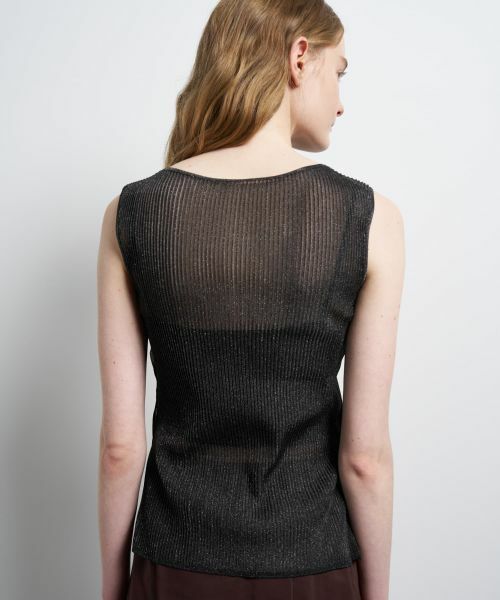 LANVIN en Bleu / ランバン オン ブルー ニット・セーター | シアーリブボートネックニット | 詳細21