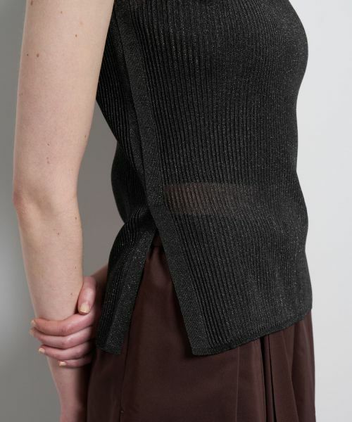 LANVIN en Bleu / ランバン オン ブルー ニット・セーター | シアーリブボートネックニット | 詳細22