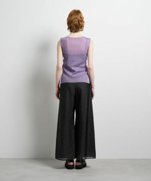 LANVIN en Bleu / ランバン オン ブルー ニット・セーター | シアーリブボートネックニット | 詳細3