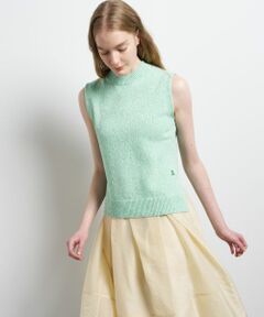 LANVIN en Bleu / ランバン オン ブルー ニット・セーター | メランジノースリーブニット