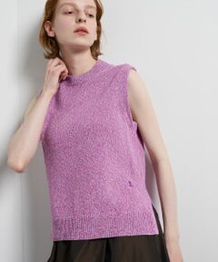 LANVIN en Bleu / ランバン オン ブルー ニット・セーター | メランジノースリーブニット