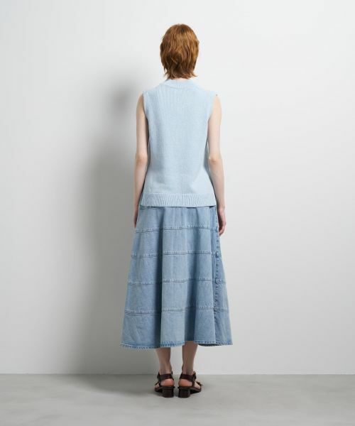 LANVIN en Bleu / ランバン オン ブルー ニット・セーター | メランジノースリーブニット | 詳細11