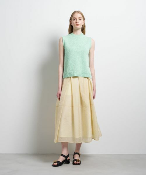 LANVIN en Bleu / ランバン オン ブルー ニット・セーター | メランジノースリーブニット | 詳細17