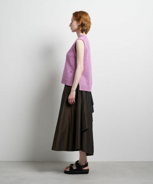 LANVIN en Bleu / ランバン オン ブルー ニット・セーター | メランジノースリーブニット | 詳細2