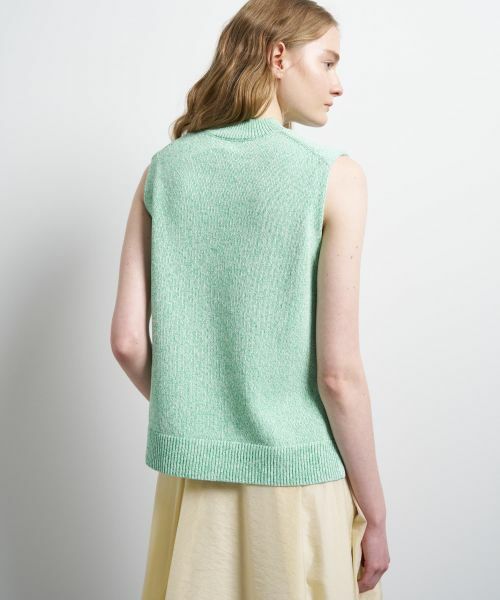 LANVIN en Bleu / ランバン オン ブルー ニット・セーター | メランジノースリーブニット | 詳細21