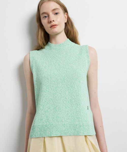 LANVIN en Bleu / ランバン オン ブルー ニット・セーター | メランジノースリーブニット | 詳細22