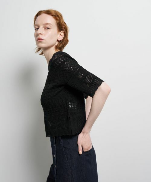 LANVIN en Bleu / ランバン オン ブルー ニット・セーター | レースハーフスリーブニット | 詳細21