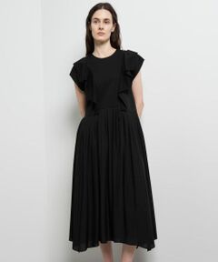 LANVIN en Bleu / ランバン オン ブルー ドレス | スクエアフリルコンビワンピース