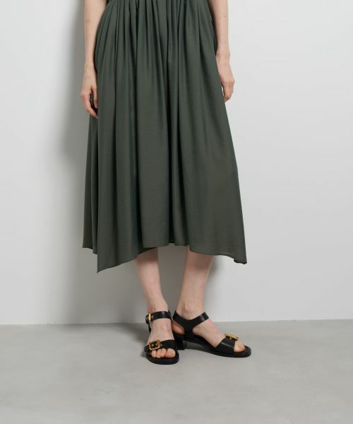 LANVIN en Bleu / ランバン オン ブルー ドレス | スクエアフリルコンビワンピース | 詳細6