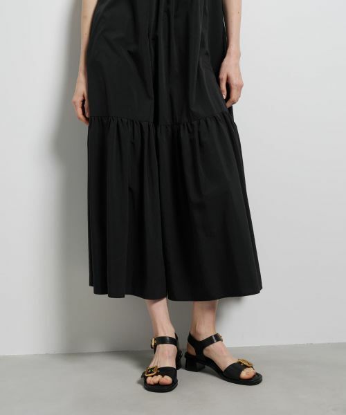 LANVIN en Bleu / ランバン オン ブルー ドレス | エアリータフタギャザーワンピース | 詳細14