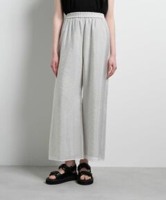 LANVIN en Bleu / ランバン オン ブルー その他パンツ | ストライプシアーイージーパンツ