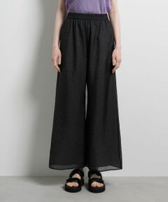 LANVIN en Bleu / ランバン オン ブルー その他パンツ | ストライプシアーイージーパンツ
