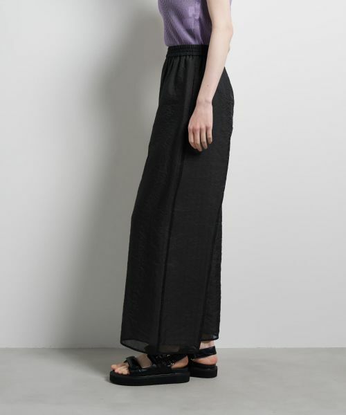 LANVIN en Bleu / ランバン オン ブルー その他パンツ | ストライプシアーイージーパンツ | 詳細14