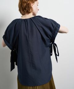 LANVIN en Bleu / ランバン オン ブルー シャツ・ブラウス | シアータンブラーギャザーブラウス