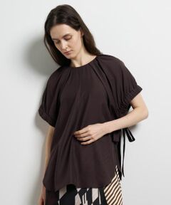 LANVIN en Bleu / ランバン オン ブルー シャツ・ブラウス | シアータンブラーギャザーブラウス
