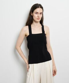 LANVIN en Bleu / ランバン オン ブルー ニット・セーター | 2wayクロスネックニットタンクトップ