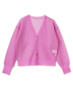 LANVIN en Bleu / ランバン オン ブルー カーディガン・ボレロ | Vネックシアーカーディガン