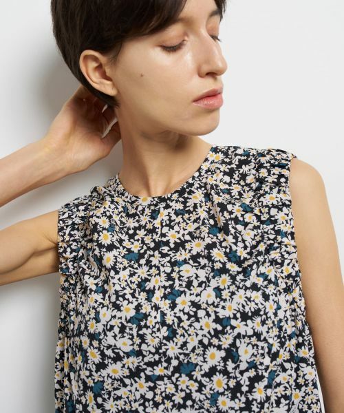 LANVIN en Bleu / ランバン オン ブルー ドレス | Gentle Bloomプリントワンピース | 詳細8