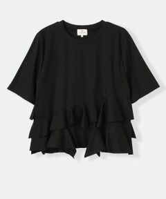 LANVIN en Bleu / ランバン オン ブルー Tシャツ | フリルヘムカットソー
