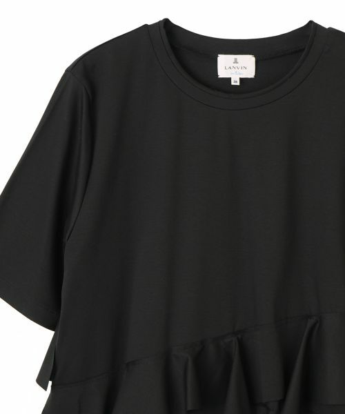 LANVIN en Bleu / ランバン オン ブルー Tシャツ | フリルヘムカットソー | 詳細10