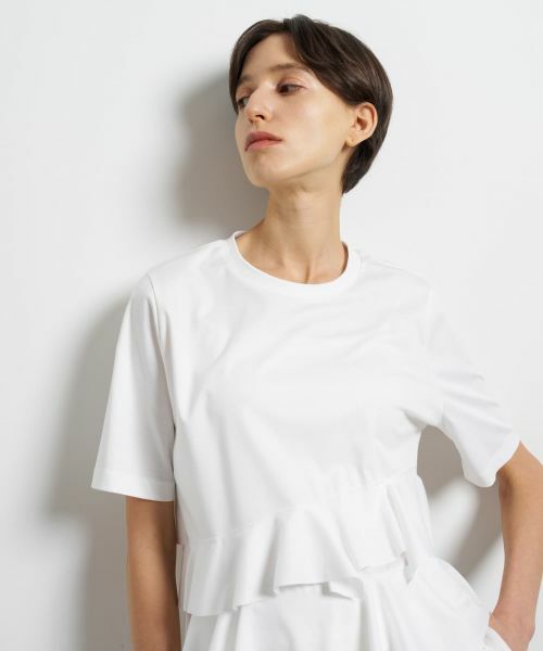LANVIN en Bleu / ランバン オン ブルー Tシャツ | フリルヘムカットソー | 詳細7