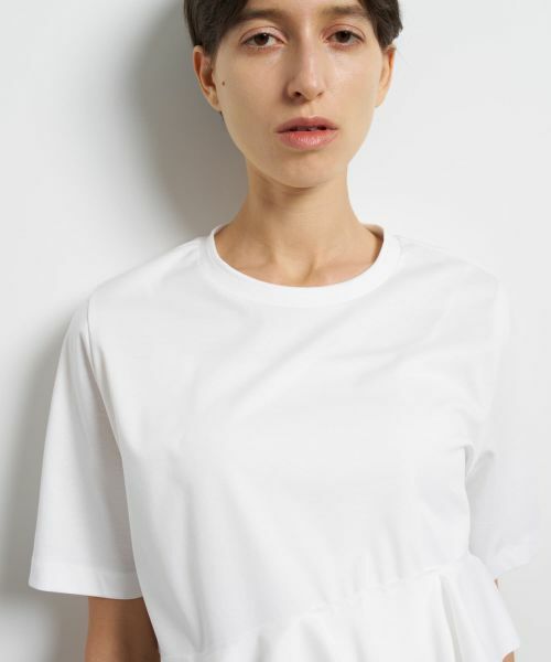 LANVIN en Bleu / ランバン オン ブルー Tシャツ | フリルヘムカットソー | 詳細8