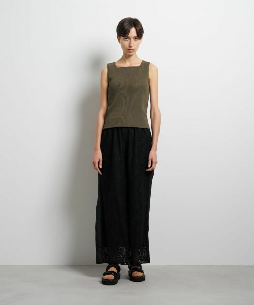 LANVIN en Bleu / ランバン オン ブルー Tシャツ | 2WAYテレコタンクトップ | 詳細1