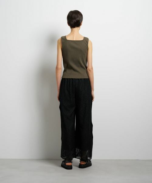 LANVIN en Bleu / ランバン オン ブルー Tシャツ | 2WAYテレコタンクトップ | 詳細11