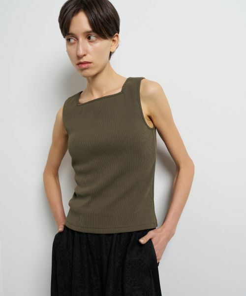 LANVIN en Bleu / ランバン オン ブルー Tシャツ | 2WAYテレコタンクトップ | 詳細4