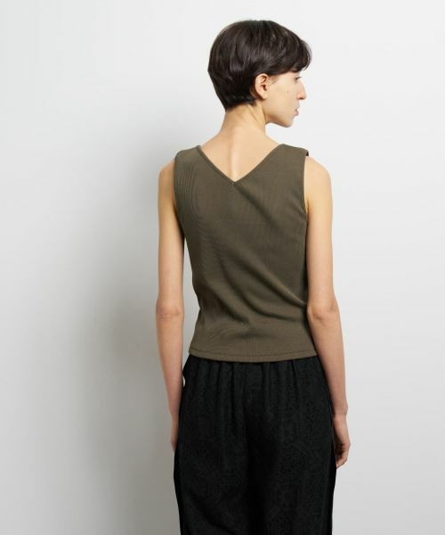 LANVIN en Bleu / ランバン オン ブルー Tシャツ | 2WAYテレコタンクトップ | 詳細6