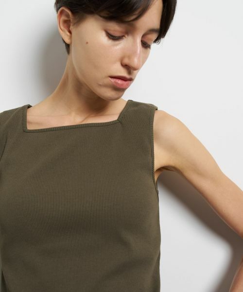LANVIN en Bleu / ランバン オン ブルー Tシャツ | 2WAYテレコタンクトップ | 詳細8