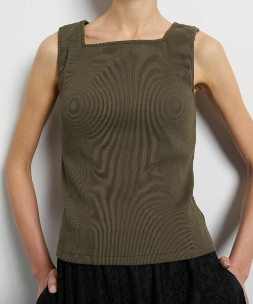 LANVIN en Bleu / ランバン オン ブルー Tシャツ | 2WAYテレコタンクトップ | 詳細9