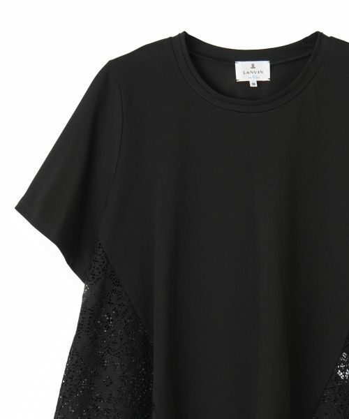 LANVIN en Bleu / ランバン オン ブルー Tシャツ | レースコンビカットソー | 詳細10