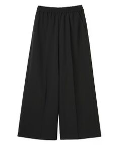 LANVIN en Bleu / ランバン オン ブルー その他パンツ | ドライポリエステルゴムワイドパンツ