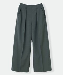 LANVIN en Bleu / ランバン オン ブルー その他パンツ | ウールトロセミワイドパンツ
