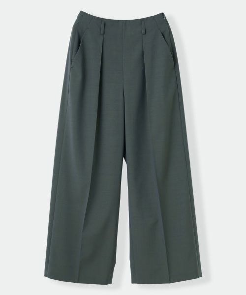 LANVIN en Bleu / ランバン オン ブルー その他パンツ | ウールトロセミワイドパンツ | 詳細12