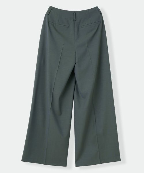 LANVIN en Bleu / ランバン オン ブルー その他パンツ | ウールトロセミワイドパンツ | 詳細2