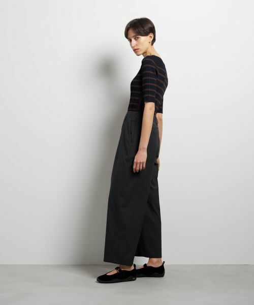 LANVIN en Bleu / ランバン オン ブルー その他パンツ | ウールトロセミワイドパンツ | 詳細4