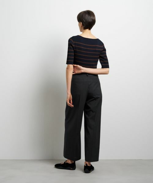 LANVIN en Bleu / ランバン オン ブルー その他パンツ | ウールトロセミワイドパンツ | 詳細5
