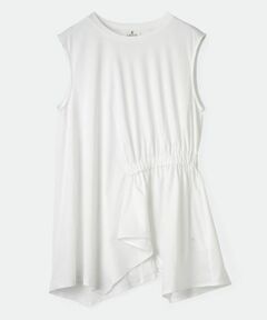 LANVIN en Bleu / ランバン オン ブルー Tシャツ | サイドギャザーカットソー