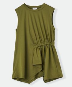LANVIN en Bleu / ランバン オン ブルー Tシャツ | サイドギャザーカットソー