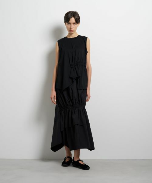 LANVIN en Bleu / ランバン オン ブルー Tシャツ | サイドギャザーカットソー | 詳細1