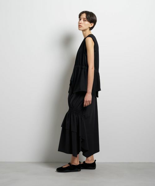 LANVIN en Bleu / ランバン オン ブルー Tシャツ | サイドギャザーカットソー | 詳細2