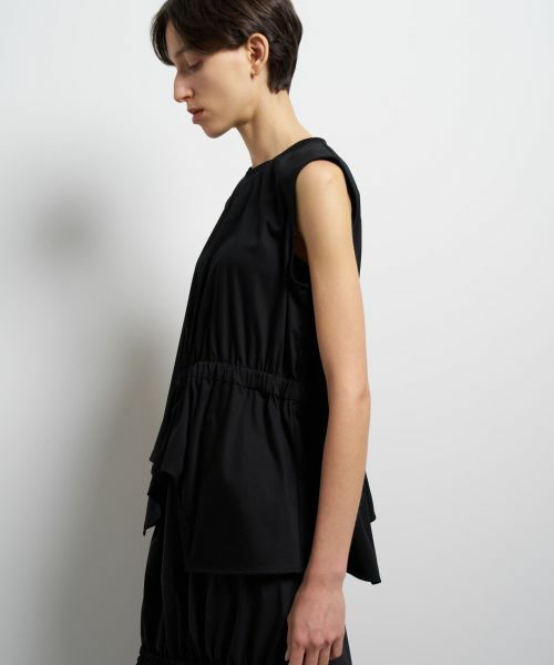 LANVIN en Bleu / ランバン オン ブルー Tシャツ | サイドギャザーカットソー | 詳細5