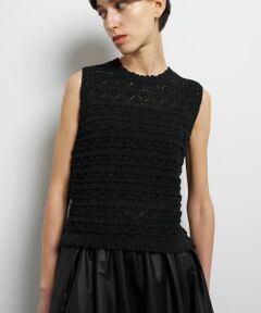 LANVIN en Bleu / ランバン オン ブルー ニット・セーター | レースノースリーブニット