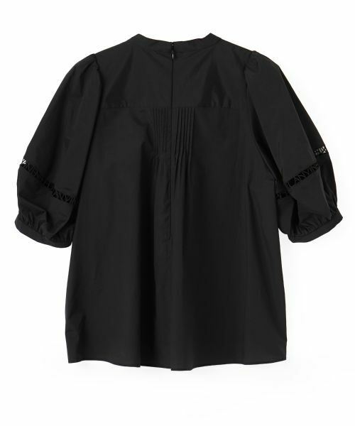 LANVIN en Bleu / ランバン オン ブルー シャツ・ブラウス | ロゴテープスタンドカラーブラウス | 詳細12