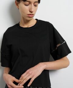 LANVIN en Bleu / ランバン オン ブルー Tシャツ | ロゴレーステープカットソー